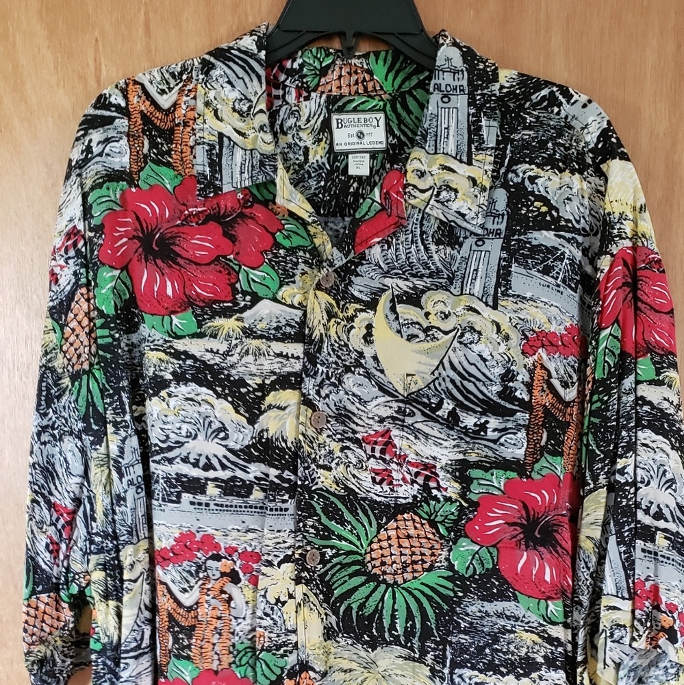 XL Bugle Boy Aloha shirt